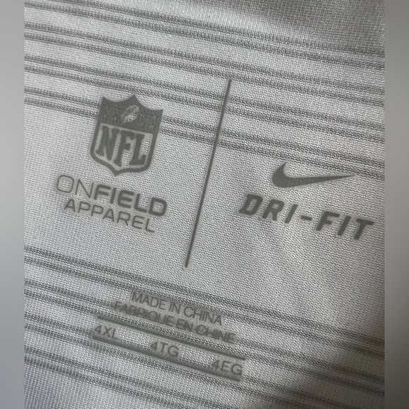 Nike Dri Fit Philadelphia Eagles Polo Shirt Men’s 4XL White NFL Golf - Picture 5 of 11